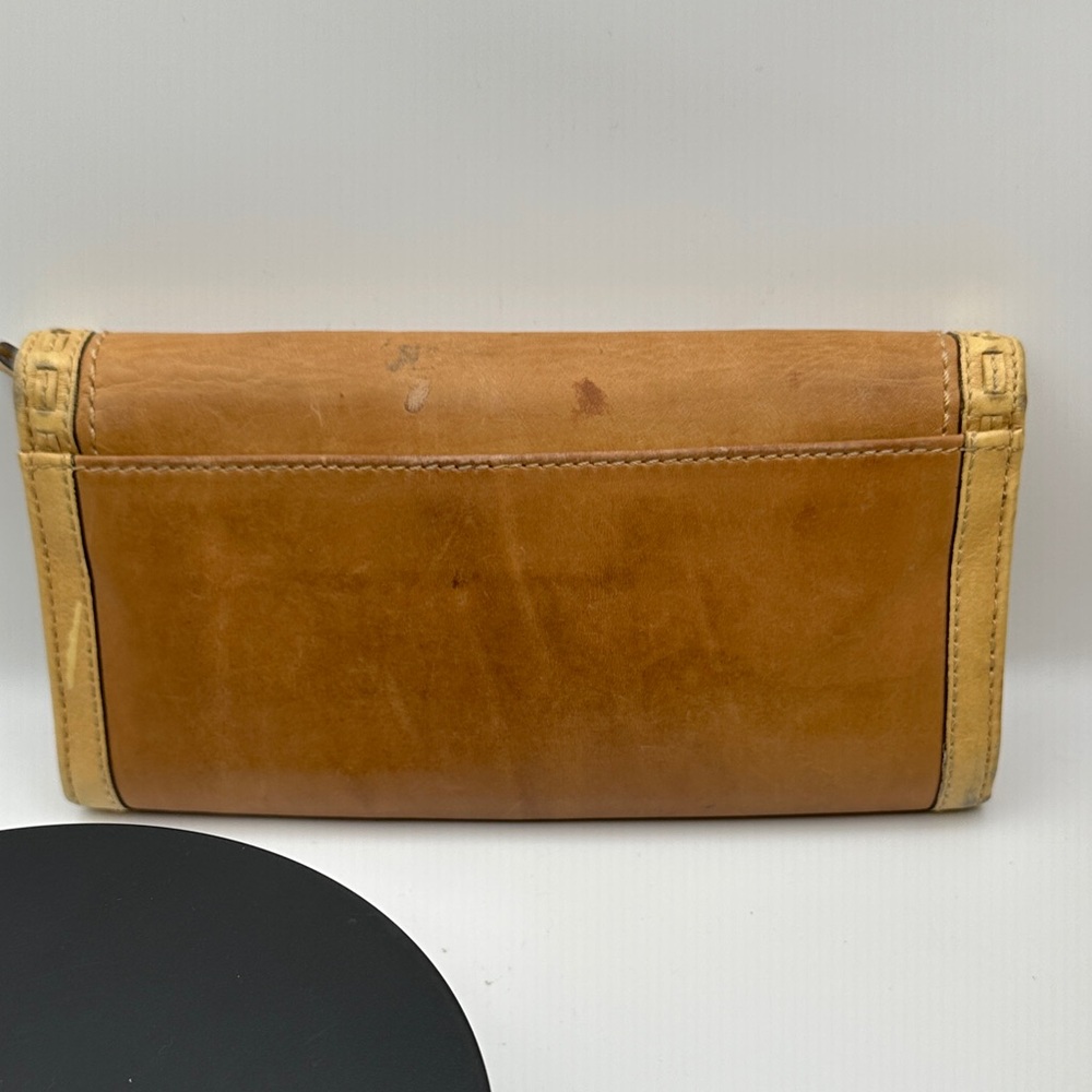 Vintage Coach SoHo Natural Tan and Brown leather Women's Wallet - Picture 15 of 16